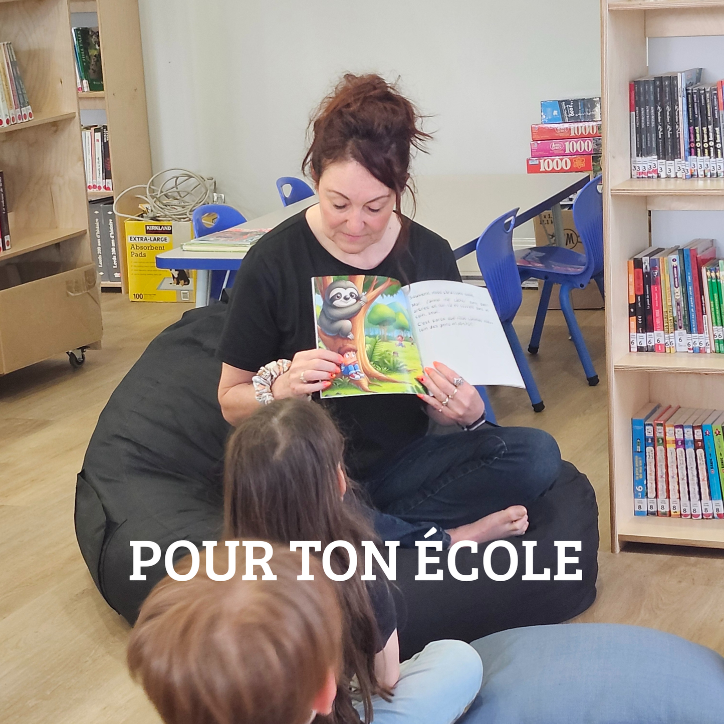 Atelier Emilien dans ton école ! Une lecture qui fait du bien… et qui rassemble. Activité offerte à partir de 225$