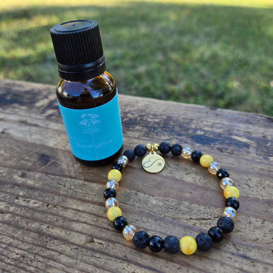 Duo bracelet et huile eucalyptus